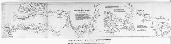 "Blue Chart" Aid to Yachtsmen, Rideau River Route, Ottawa to Rideau Lake (1) Rideau Lake to Kingston (2). [cartographic material].