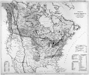 Aboriginal map of North America, denoting the boundaries and the locations of various Indian tribes. John Arrowsmith, Litho....31st July & 11th August, 1857. [3 copies/3 exemplaires]