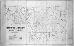 Stikine [i.e. Yukon] Agency, British Columbia. Prepared in Legal Surveys and Aeronautical Charts Division, Department of Mines and Technical Surveys, Ottawa, March, 1951.... [2 copies/2 exemplaires]