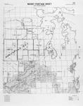 Mossy Portage Sheet, West of Principal Meridian. Sectional map [showing Porcupine Reserves No. 1 and 2 and other reserves in the area/montrant les réserves Porcupine nos 1 et 2 et les autres réserves de la région]. Revised to the 31st August, 1906.