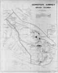 Cowichan Agency, British Columbia. Prepared in Legal Surveys and Aeronautical Charts Division, Department of Mines and Technical Surveys, Ottawa, March, 1951.... [3 copies/3 exemplaires]