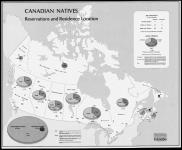 Canadian natives. Reservations and residence location. Designed and produced by D. Lemay. Cartographic Technology Program, 1988....School of Natural Resources, Sir Sandford Fleming College, Lindsay, Ontario.