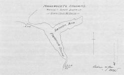 Nahkwockto Indians. Range 1, Coast District. [Map showing Owh-wis-too-a-wan Reserve No. 10 and Kuthlo Reserve No. 18./Carte montrant la réserve Owh-wis-too-a-wan no 10 et la réserve Kuthlo no 18.] Ashdown H. Green, B.C.L.S.
