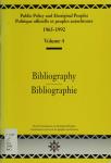 Public Policy and Aboriginal Peoples, 1965-1992  Volume 4: Bibliography  