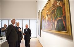 [Prime Minister Stephen Harper and the Aga Khan tour the new Aga Khan Museum in Toronto, Ontario] 12 September 2014