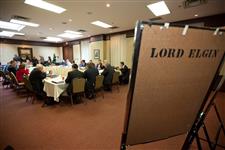 [Prime Minister Stephen Harper attends a National Councillors lunch meeting at the Lord Elgin Hotel in Ottawa] 14 May 2011