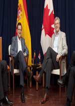 [Prime Minister Stephen Harper meets with His Excellency Mariano Rajoy, Prime Minister of Spain, in Cali, Colombia] 23 May 2013