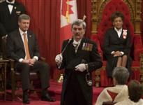 [Speech from the Throne. Prime Minister Stephen Harper, Governor General Michaëlle Jean and the Usher of the Black Rod] 19 November 2008