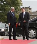 [Prime Minister Stephen Harper welcomes Petro Poroshenko, President of Ukraine to Parliament Hill] 17 September 2014