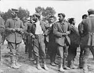 German prisoners (Baden troops), captured in British first attack. Morlancourt, near Albert [France]. July, 1916 July, 1916