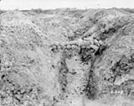 Original front line German trench, near Fricourt (Battles of the Somme). July, 1916 July, 1916