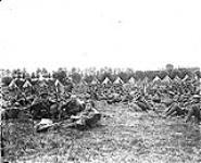 Men resting. August, 1916 Aug., 1916.