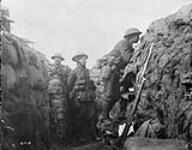 On sentry duty in a front-line trench sept. 1916