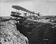 [Damaged Airco D.H.2 aircraft of the Royal Flying Corps near Pozieres, France, November 1916.] Nov., 1916.