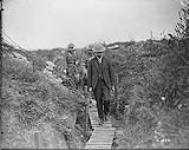Sir George Perley visits the Canadians on Vimy Ridge Sept. 1917