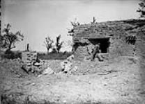 A Boche concrete fort smashed by Canadian Artillery. September, 1917 Sep., 1917.