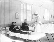 French wounded in Montreal Ward, No. 8 General Hospital, St. Cloud, Paris. September, 1917 Sep., 1917.