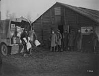 Mr. G.C. Cassels and Mr. C. Cambie Canadian Red Cross, visiting Canadian front Jan., 1918