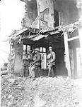 Major-Gen. MacDonnell & Lieut.-Col. J.L.R. Parsons looking at the German front line. February, 1918 Feb., 1918.