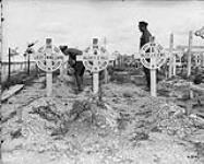 Canadian graves on the Albert-Bapaume Road. July, 1918 July 1918.
