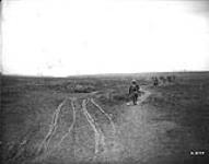 Canadians advancing on the Arras front. Advance East of Arras. September, 1918 September, 1918.