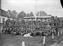 Officers & N.C.O.s of a Canadian Reinforcement Camp. Advance East of Arras. October, 1918 Oct., 1918.