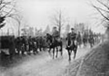 Canadian troops entering Germany en route to the Rhine River December, 1918.