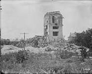 German concrete reinforced house in village recently captured. June, 1918 1914-1919