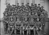 Officers, N.C.O.s & Men, 2nd Canadian Division - Pontoon Bridge & Transport Unit Canadian Engineers, Houx Belgium, March 1919 Mar. 1919