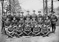 Officers & N.C.Os. of 11th Field Ambulance, Wavre. April 1919 Apr. 1919
