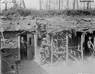 Rustic Summer House under dugout. January 1917 1914-1919