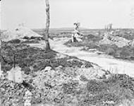 Bailleul. Enemy electric or signal stations and ruins of Church. Farbus Wood in background. April & May 1919 1914-1919