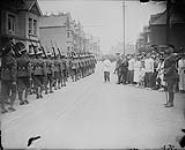 HRH The Duke of Connaught inspects O.T.C. in England. 1914-1919