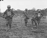 (Cdn Military Demonstration, Shorncliffe Sept. 1917) Wiring Practice 1914-1919