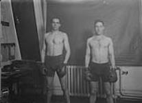 (Boxing) Two Canadian Boxers - Sergt. Rolph, Light Heavy Weight, Corporal Atwood Welter Weight 1914-1919