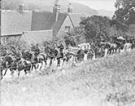 Funeral of 2nd Lieutenant Maltby, a Canadian Airman. Buried at Shorncliffe, 23rd June 1918 1914-1919