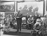 Sir R. Borden opening the 2nd Canadian Photographic Exhibition at Cardiff July 1918