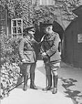 Sir R.L. Borden visiting the Maple Leaf Club in Elizabeth Street, London. Lady Perley and Lady Drummond (in uniform) were also present 1914-1919