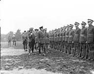 Lieut-General Sir R.E.W. Turner inspecting Cadets at the C.T.S. Bexhill, October, 1918 1918.