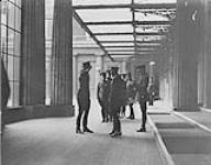 (General) H.M. The King meeting American Naval Officers at Buckingham Palace 1914-1919