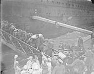 5000 Canadians leaving Southampton on S.S. 'Olympic' on April 16th, 1919 Apri1 16, 1919.