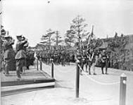 Duke of Connaught presenting Colours 1914-1919