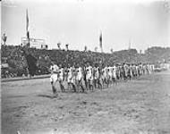 (General) Parade of Athletes - Canada. Inter-Allied Games, Pershing Stadium, Paris, July 1919 1919.