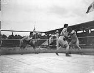 (Boxing) "Boxing" McGrath (Canada) and Pain (Belgium). Inter-Allied Games, Pershing Stadium, Paris, July 1919 July, 1919.