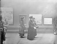 Queen Mary at Royal Academy Exhibition 1914-1919