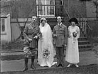 Weddings of Lt. Taylor and Miss Christie, Jan. 18, 1919 1914-1919