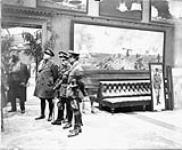 The British Exhibition of War Pictures, Grafton Galleries, London, England, showing H.M. the King 1914-1919