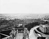 View of Ottawa from the Main Tower of Parliament Buildings [between 1888-1898]. 