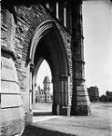 East Block of the Parliament Buildings taken from Centre Block entrance [ca. 1890].
