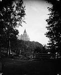 The Library of the Parliament Buildings from Major's Hill Park [between 1875-1880].